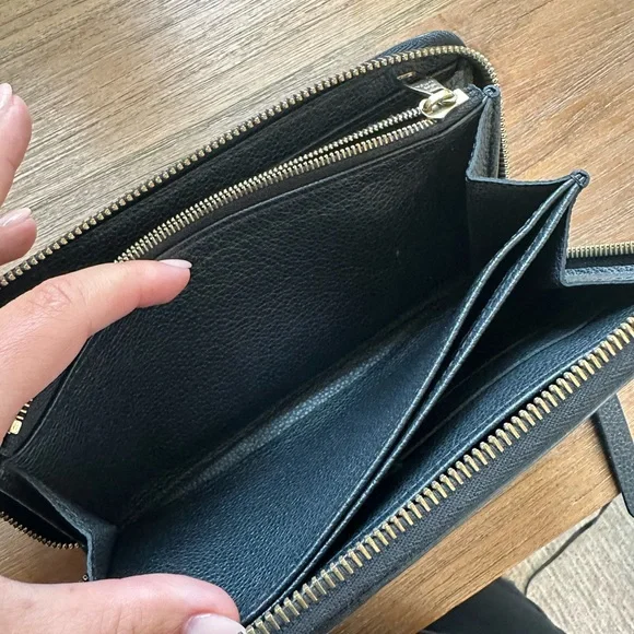 Louis Vuitton Black Monogram Zip Wallet - Picture 8 of 9